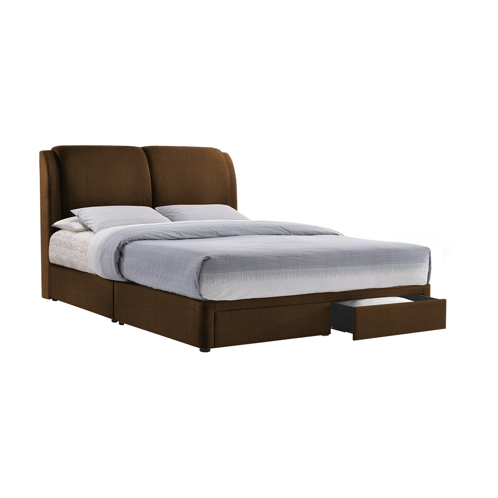 ALFRED - Mix & Match Divan Bed Frame (with drawer) - Single / Super Single / Queen / King