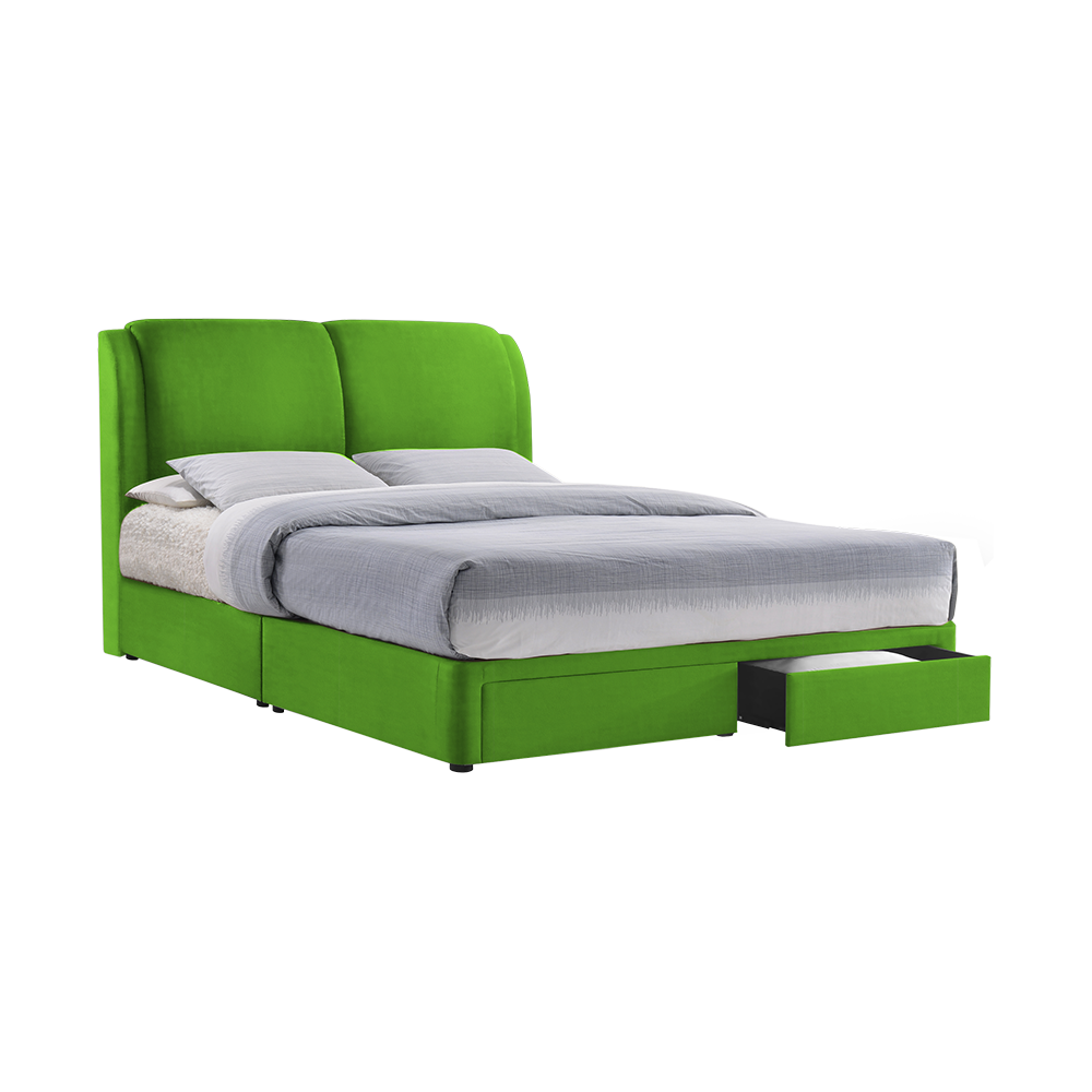 ALFRED - Mix & Match Divan Bed Frame (with drawer) - Single / Super Single / Queen / King
