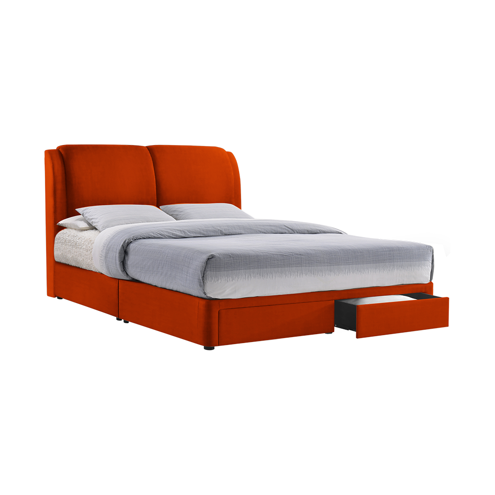 ALFRED - Mix & Match Divan Bed Frame (with drawer) - Single / Super Single / Queen / King