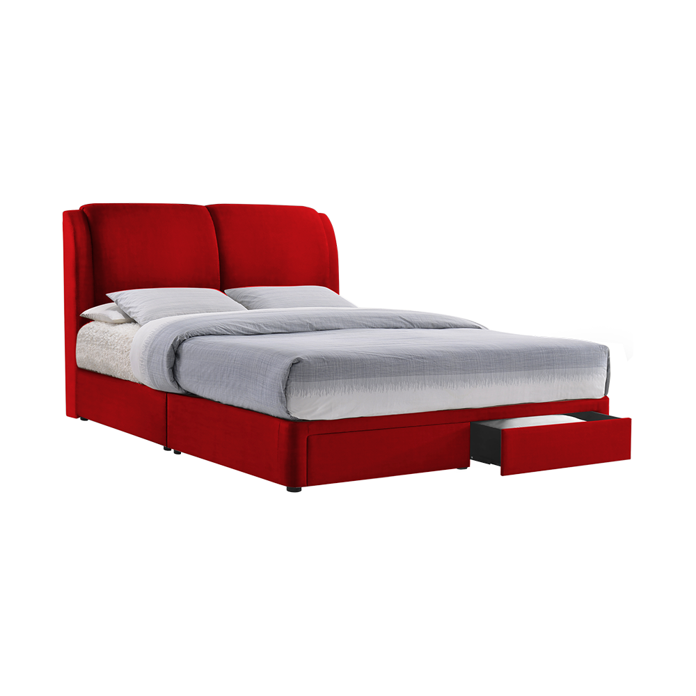 ALFRED - Mix & Match Divan Bed Frame (with drawer) - Single / Super Single / Queen / King