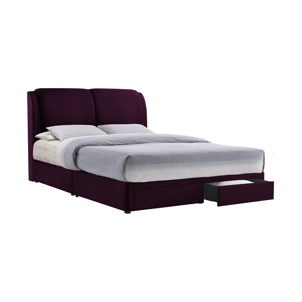 ALFRED - Mix & Match Divan Bed Frame (with drawer) - Single / Super Single / Queen / King