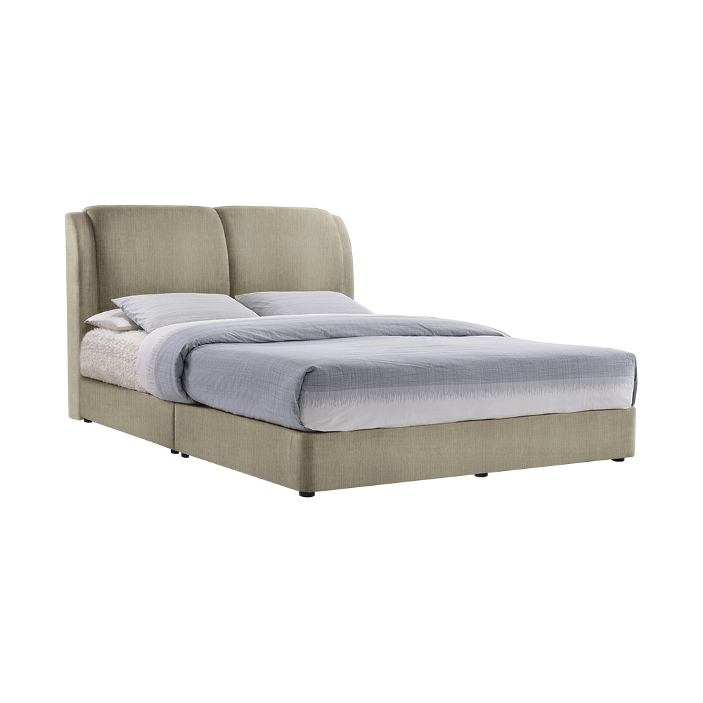 ALFRED - Mix & Match Divan Bed Frame (without drawer) - Single / Super Single / Queen / King