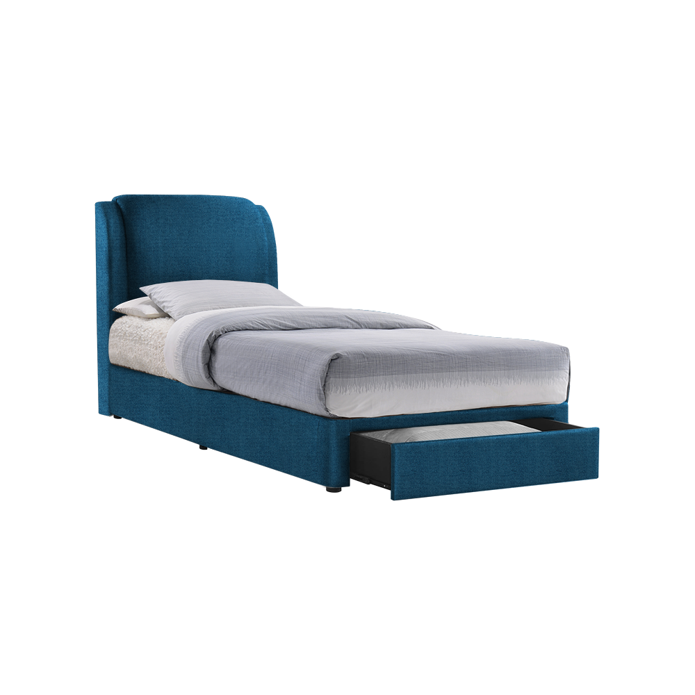 ALFRED - Mix & Match Divan Bed Frame (with drawer) - Single / Super Single / Queen / King