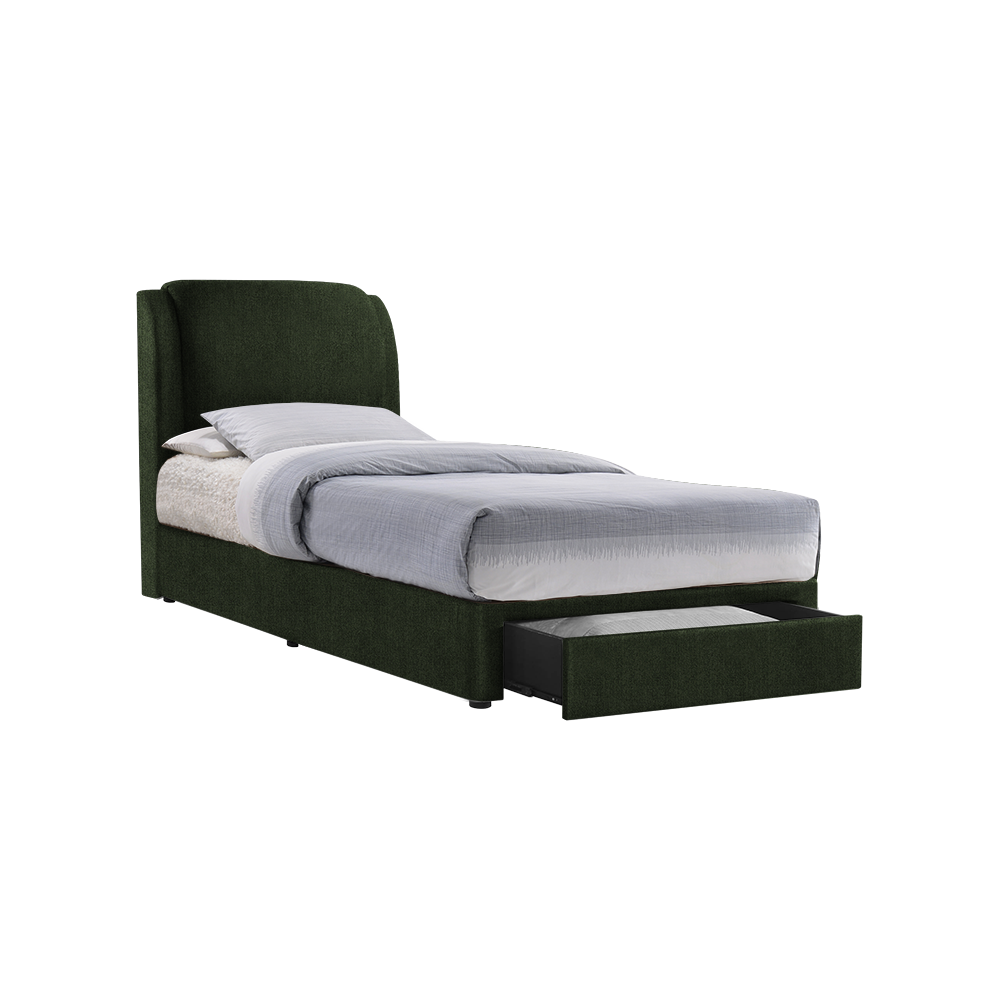 ALFRED - Mix & Match Divan Bed Frame (with drawer) - Single / Super Single / Queen / King