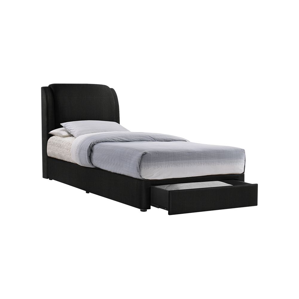 ALFRED - Mix & Match Divan Bed Frame (with drawer) - Single / Super Single / Queen / King