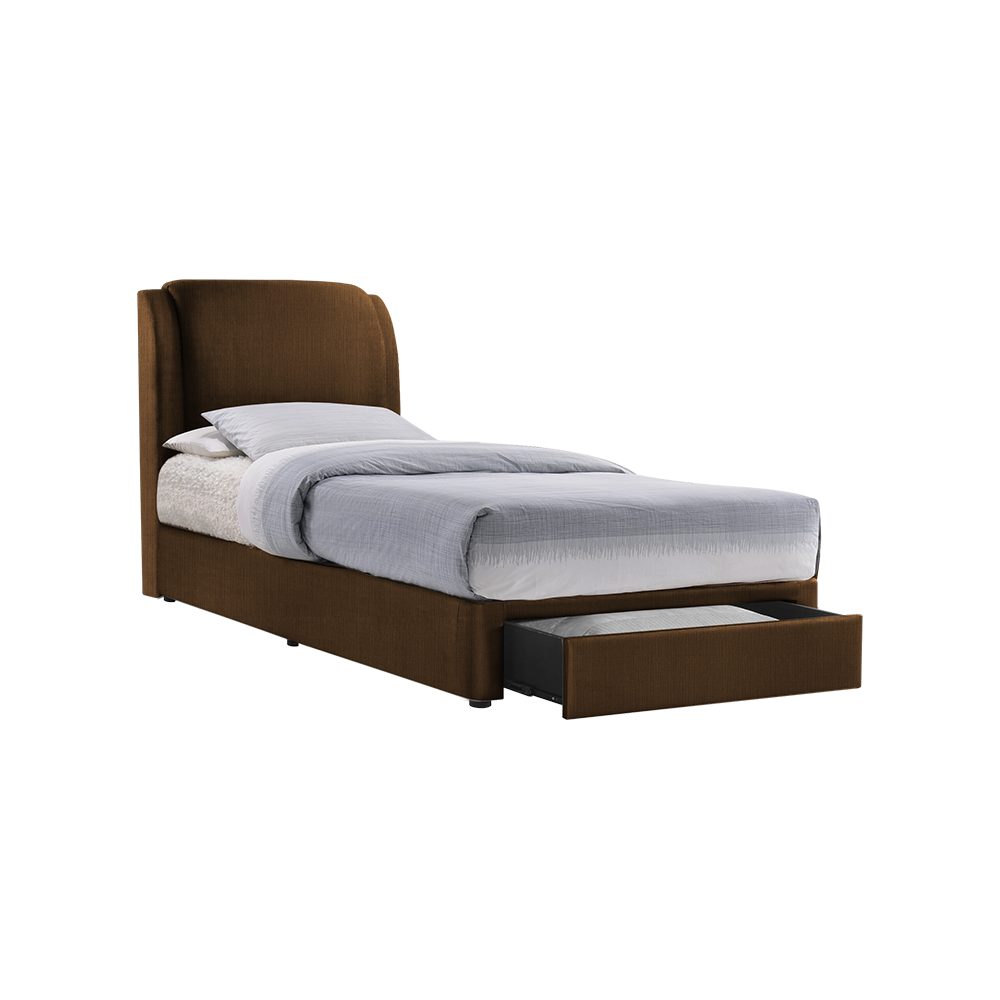 ALFRED - Mix & Match Divan Bed Frame (with drawer) - Single / Super Single / Queen / King