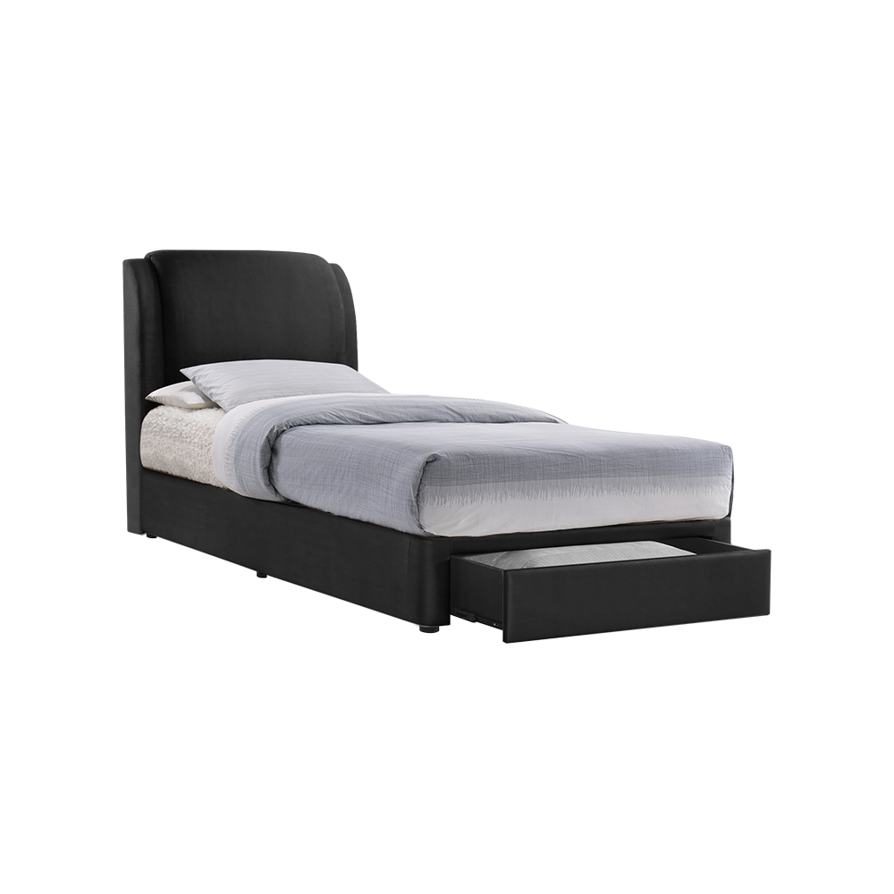 ALFRED - Mix & Match Divan Bed Frame (with drawer) - Single / Super Single / Queen / King