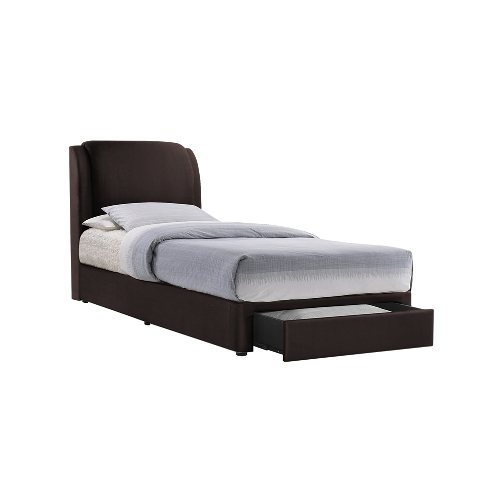 ALFRED - Mix & Match Divan Bed Frame (with drawer) - Single / Super Single / Queen / King