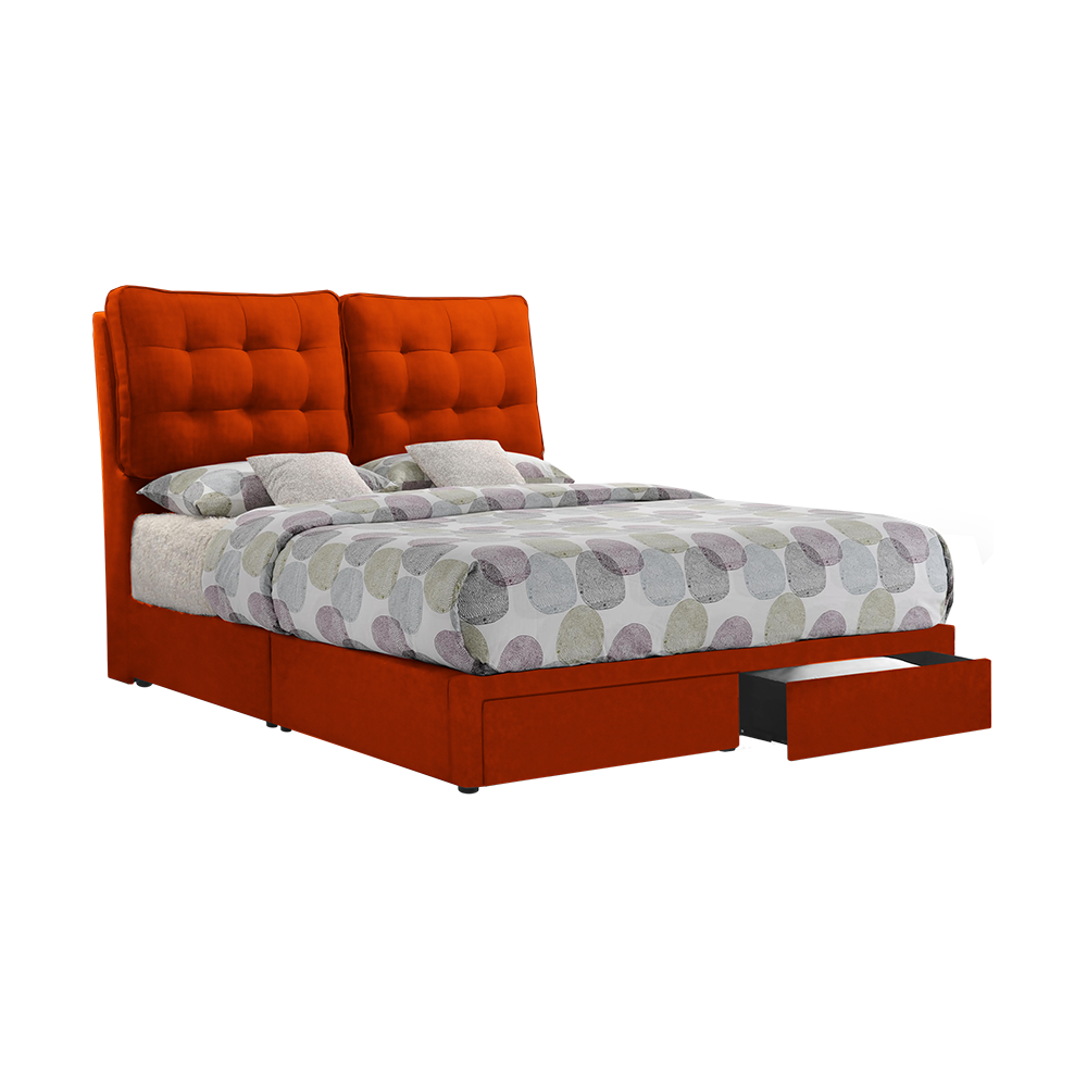 AMANDA - Mix & Match Divan Bed Frame (with drawer) - Queen / King