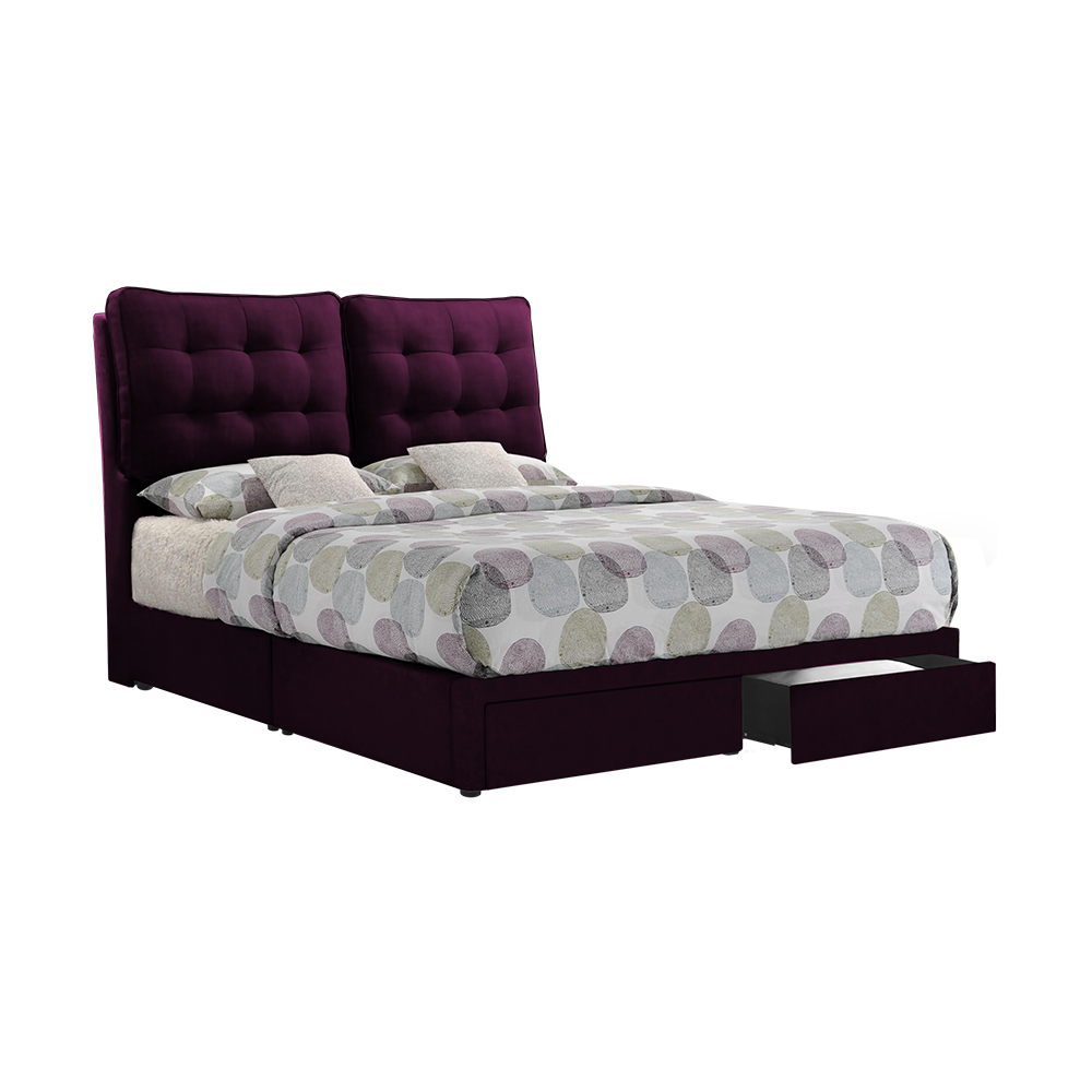 AMANDA - Mix & Match Divan Bed Frame (with drawer) - Queen / King