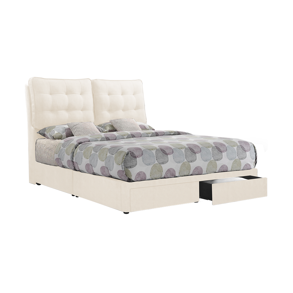 AMANDA - Mix & Match Divan Bed Frame (with drawer) - Queen / King