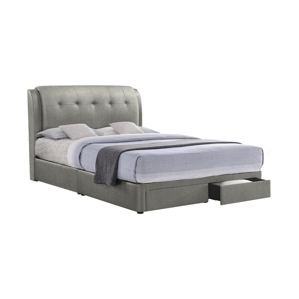 BENTLEY - Mix & Match Divan Bed Frame (with drawer) - Single / Super Single / Queen / King