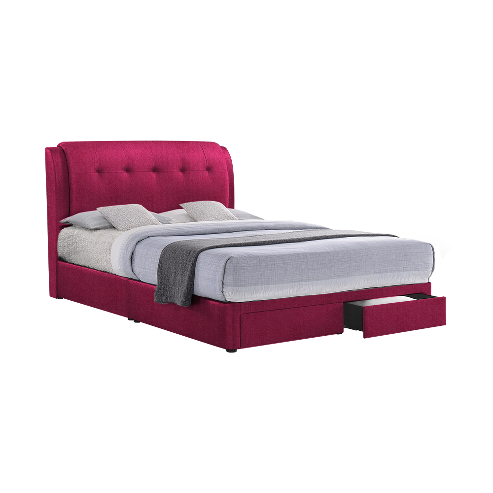 BENTLEY - Mix & Match Divan Bed Frame (with drawer) - Single / Super Single / Queen / King