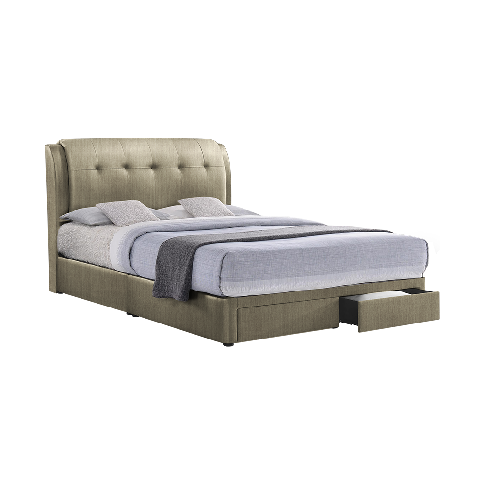 BENTLEY - Mix & Match Divan Bed Frame (with drawer) - Single / Super Single / Queen / King