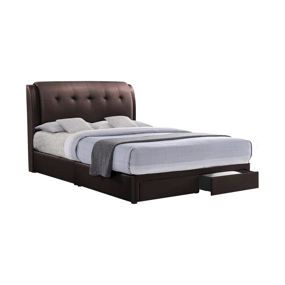 BENTLEY - Mix & Match Divan Bed Frame (with drawer) - Single / Super Single / Queen / King
