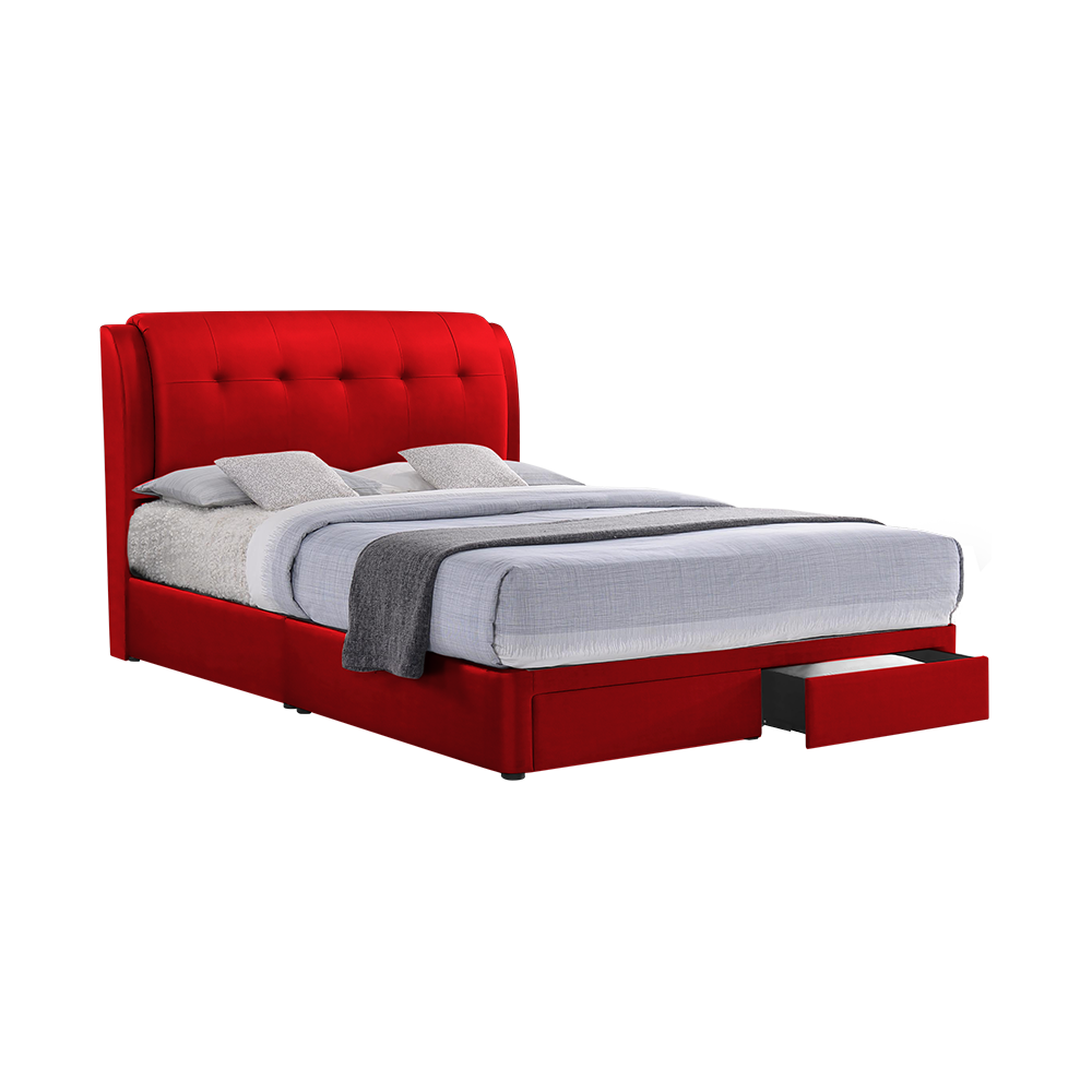 BENTLEY - Mix & Match Divan Bed Frame (with drawer) - Single / Super Single / Queen / King