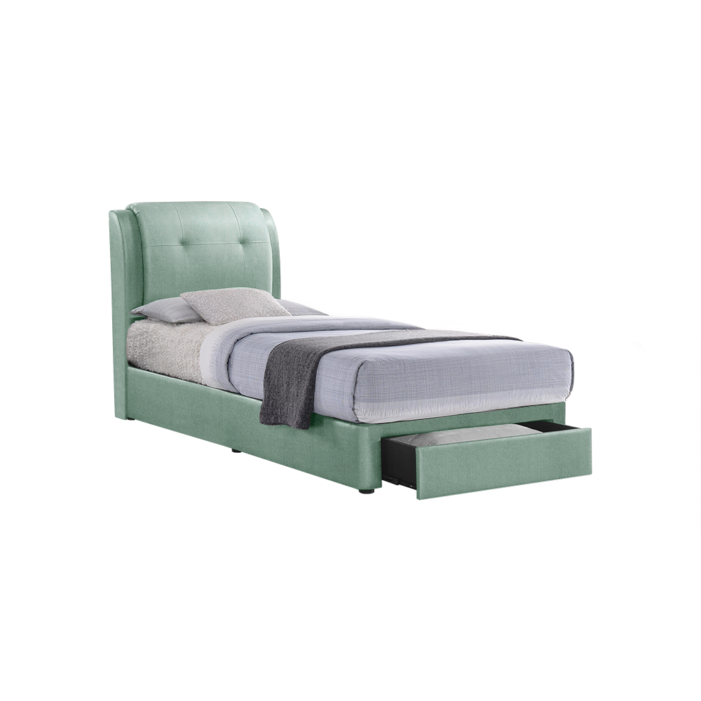 BENTLEY - Mix & Match Divan Bed Frame (with drawer) - Single / Super Single / Queen / King