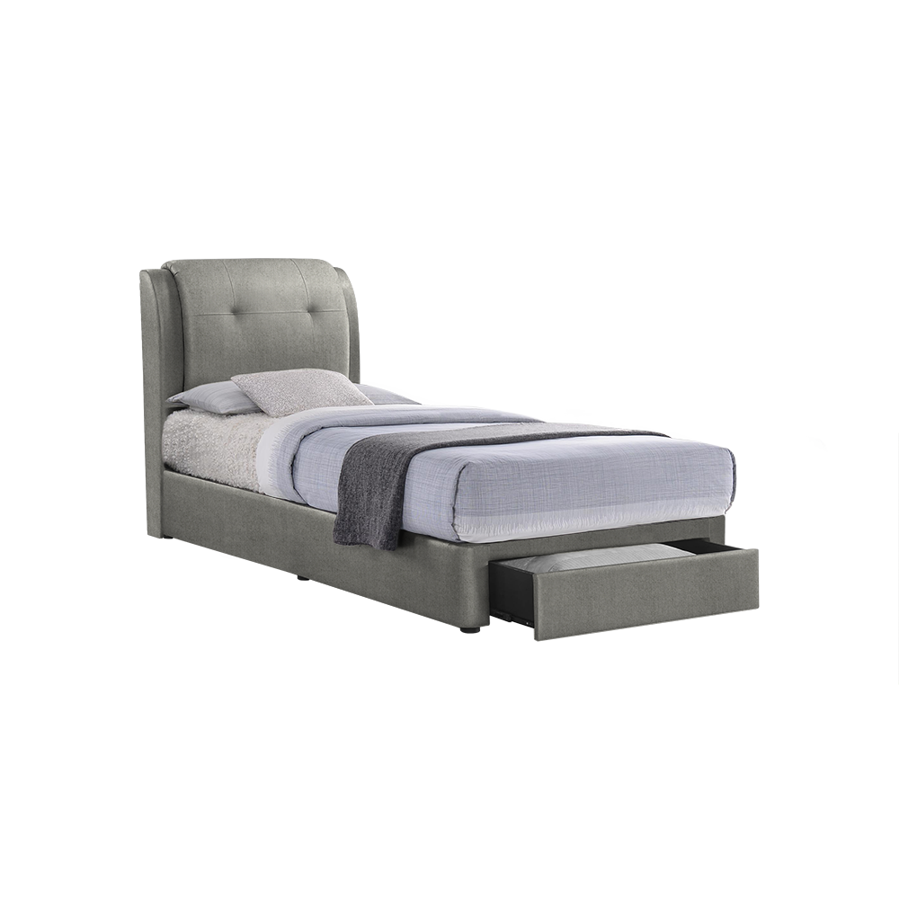 BENTLEY - Mix & Match Divan Bed Frame (with drawer) - Single / Super Single / Queen / King