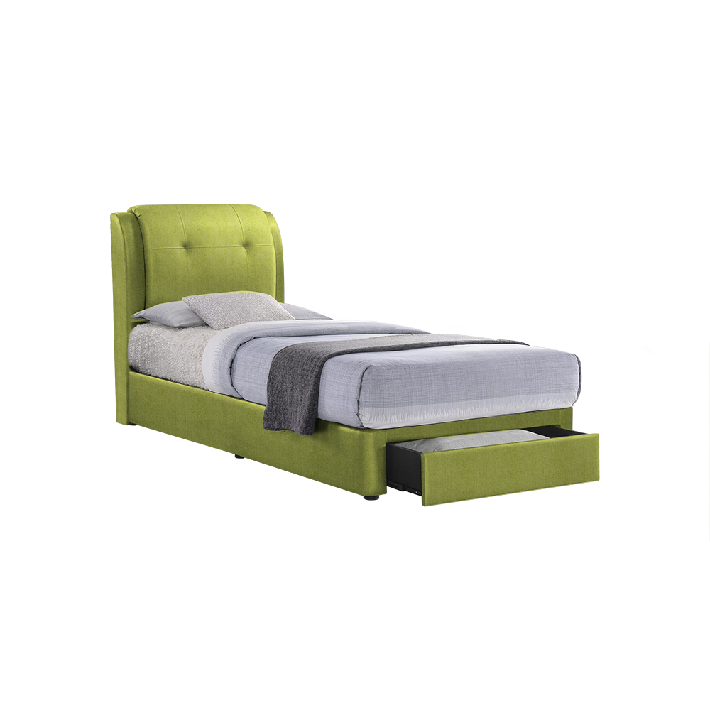 BENTLEY - Mix & Match Divan Bed Frame (with drawer) - Single / Super Single / Queen / King
