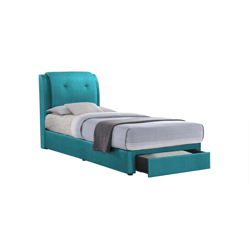 BENTLEY - Mix & Match Divan Bed Frame (with drawer) - Single / Super Single / Queen / King
