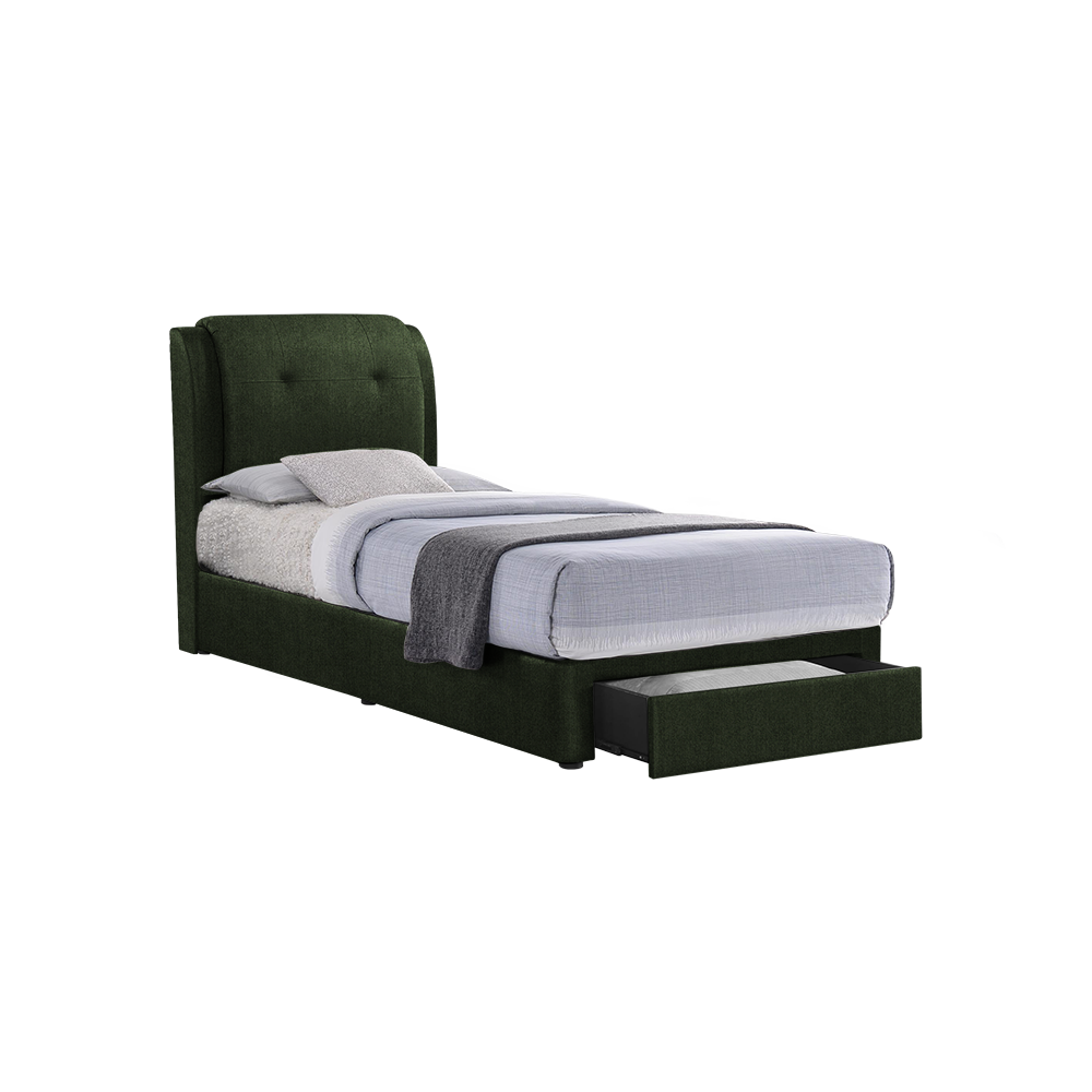 BENTLEY - Mix & Match Divan Bed Frame (with drawer) - Single / Super Single / Queen / King