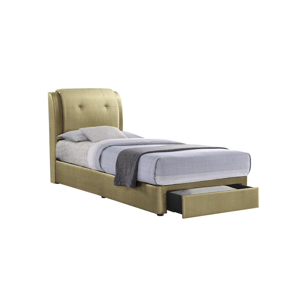 BENTLEY - Mix & Match Divan Bed Frame (with drawer) - Single / Super Single / Queen / King