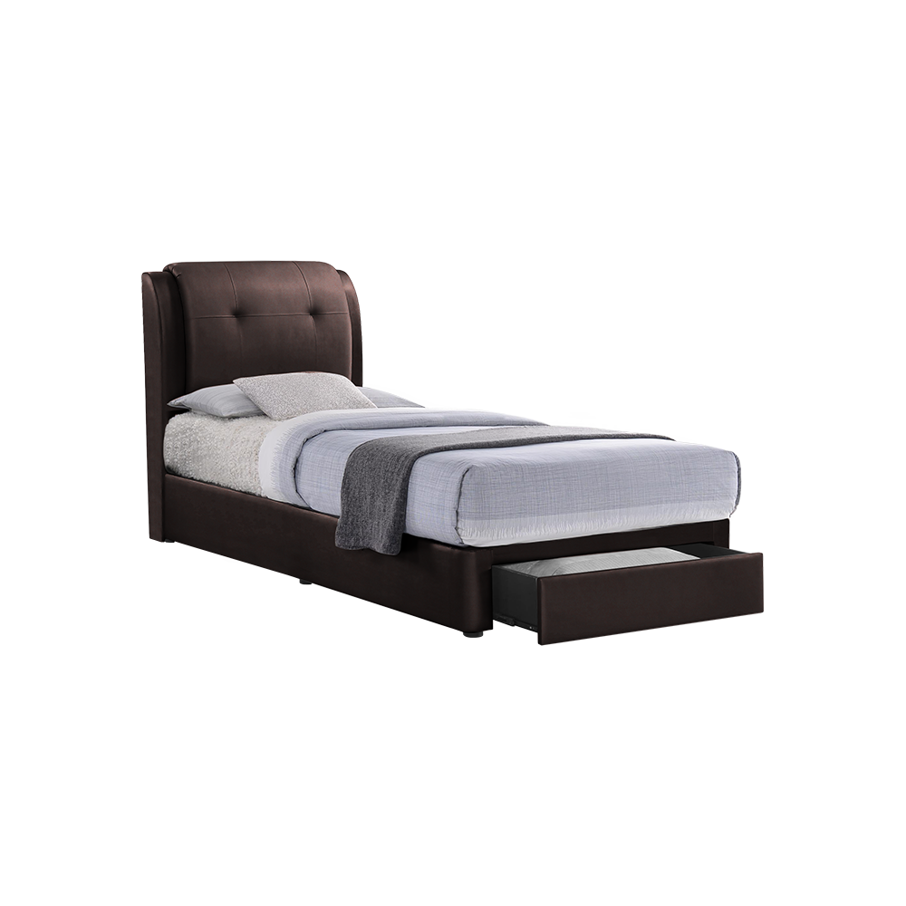 BENTLEY - Mix & Match Divan Bed Frame (with drawer) - Single / Super Single / Queen / King