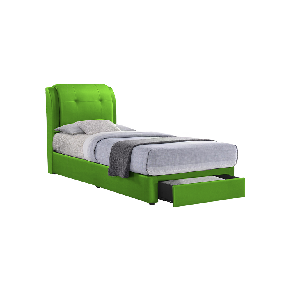 BENTLEY - Mix & Match Divan Bed Frame (with drawer) - Single / Super Single / Queen / King