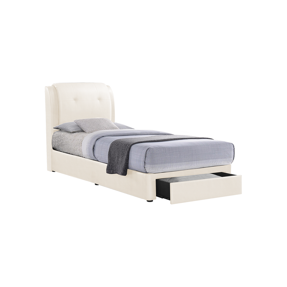 BENTLEY - Mix & Match Divan Bed Frame (with drawer) - Single / Super Single / Queen / King