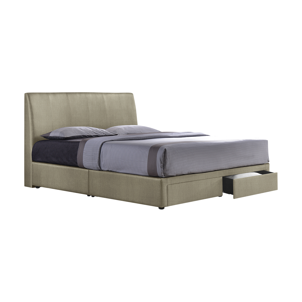 CAIRO - Mix & Match Divan Bed Frame (with drawer) - Single / Super Single / Queen / King