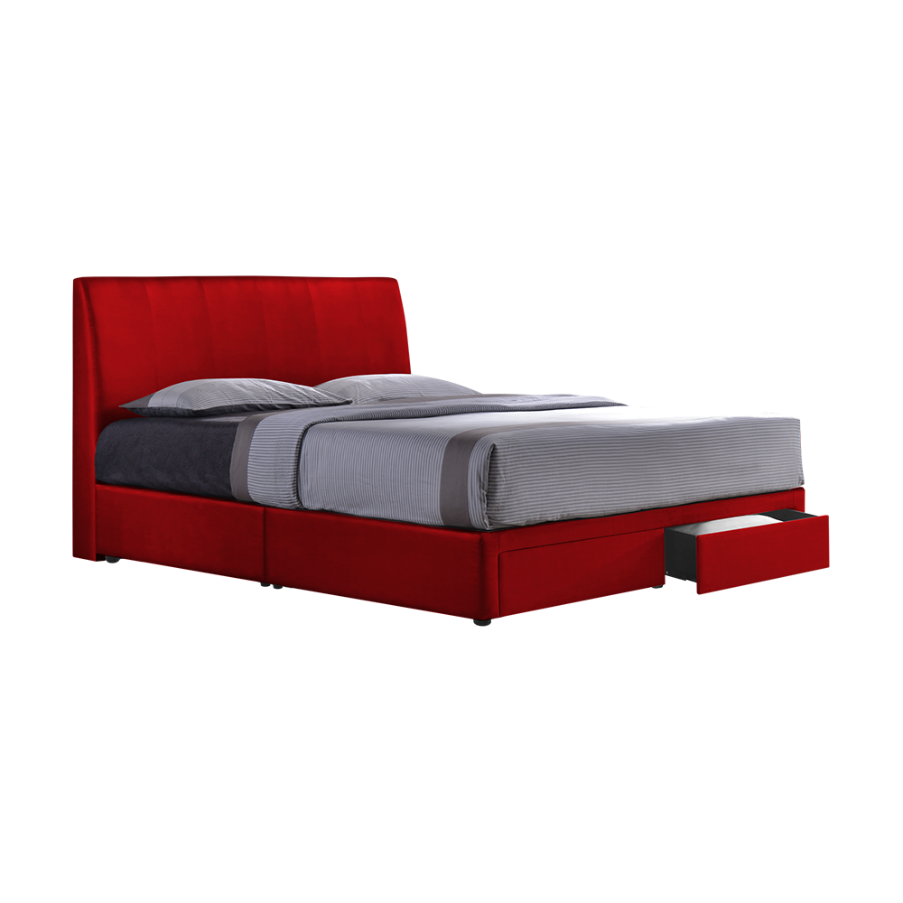 CAIRO - Mix & Match Divan Bed Frame (with drawer) - Single / Super Single / Queen / King