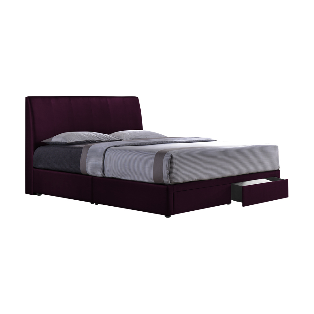 CAIRO - Mix & Match Divan Bed Frame (with drawer) - Single / Super Single / Queen / King