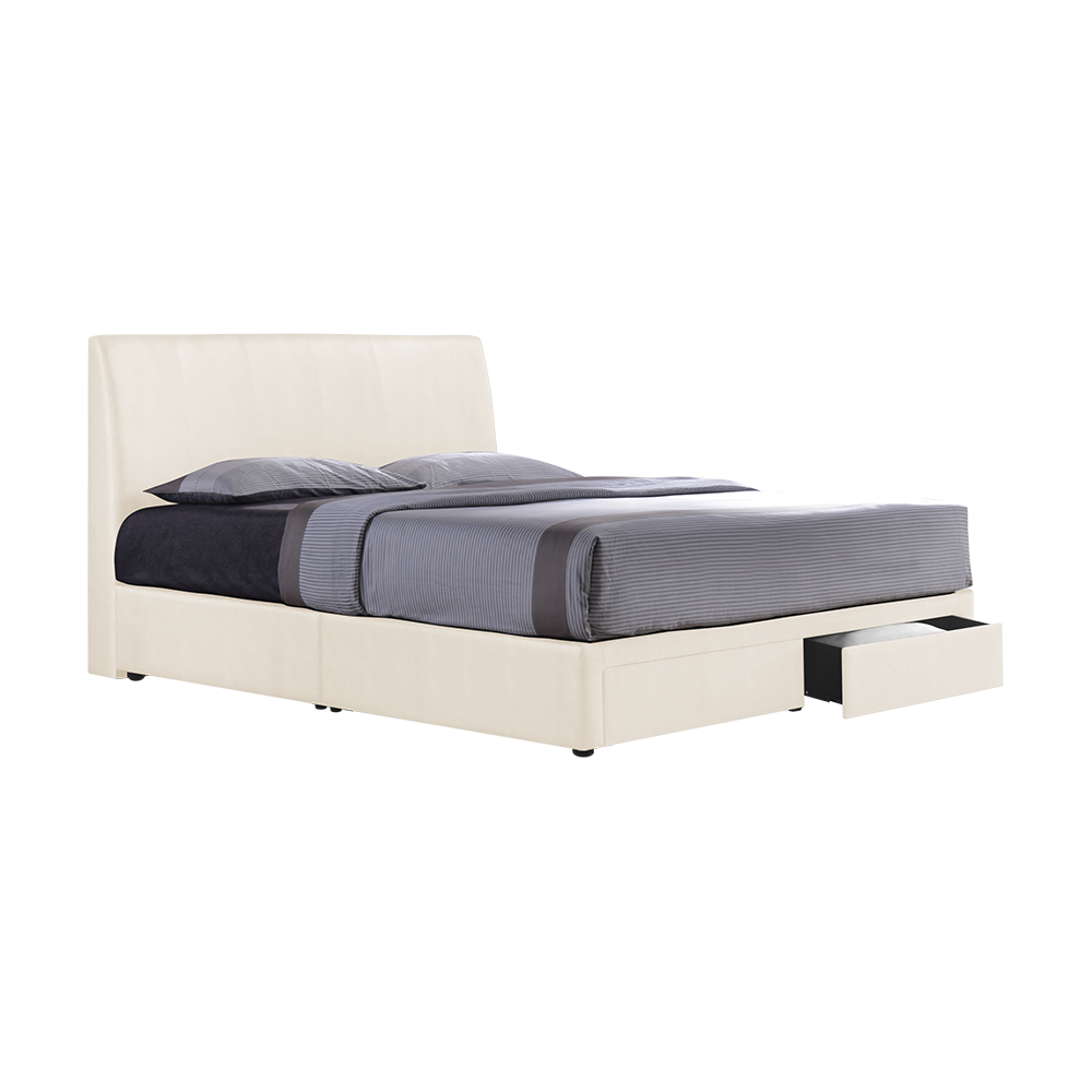 CAIRO - Mix & Match Divan Bed Frame (with drawer) - Single / Super Single / Queen / King
