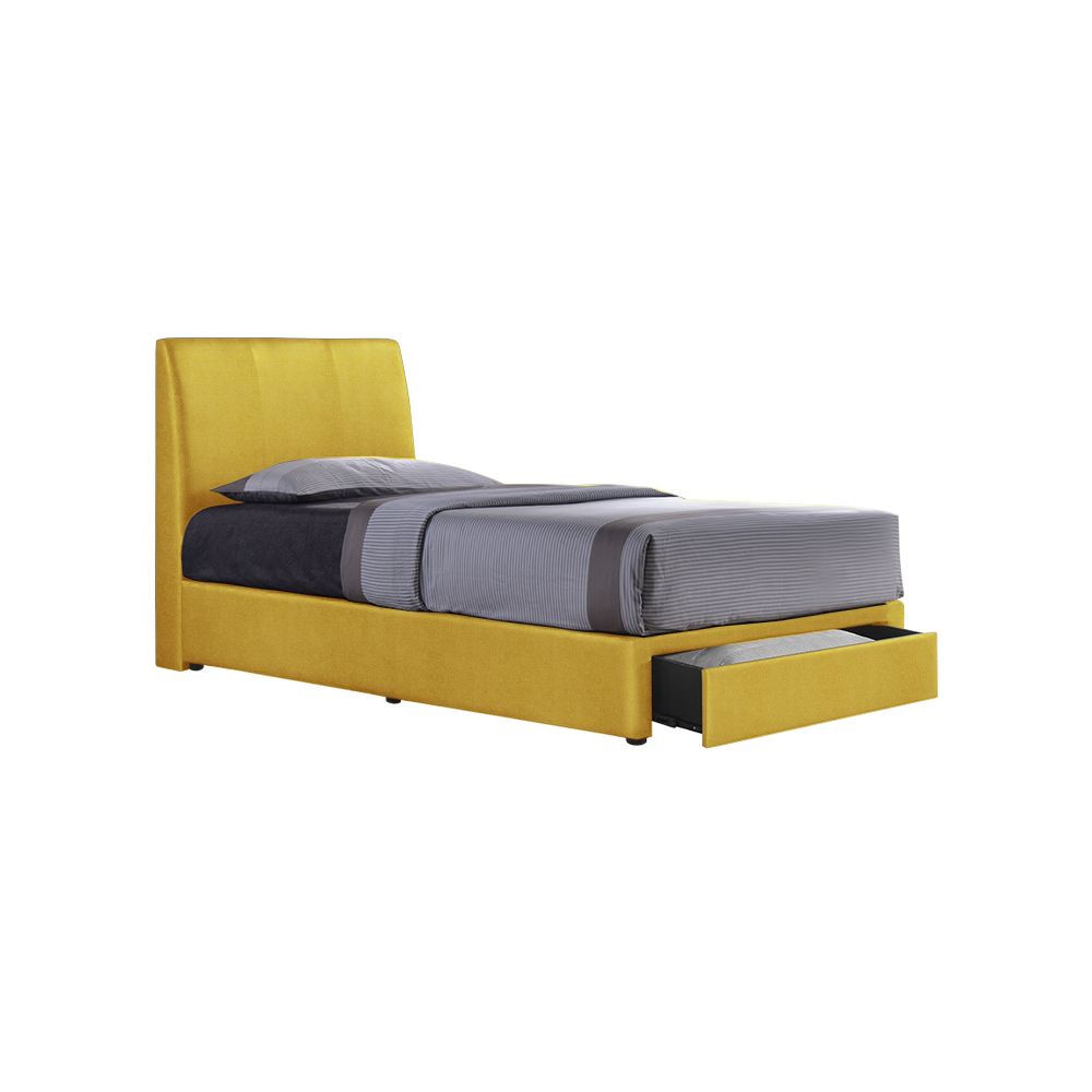 CAIRO - Mix & Match Divan Bed Frame (with drawer) - Single / Super Single / Queen / King