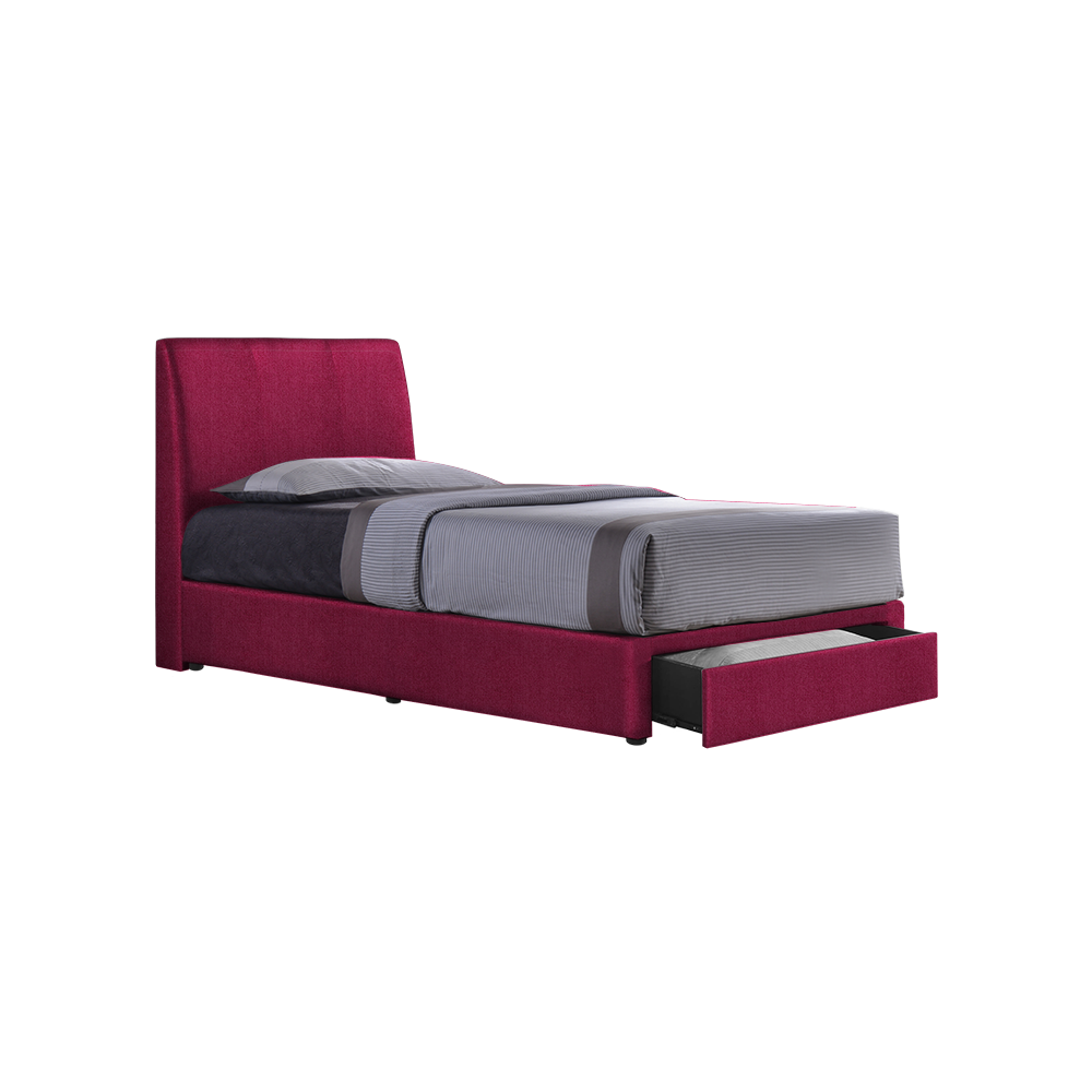 CAIRO - Mix & Match Divan Bed Frame (with drawer) - Single / Super Single / Queen / King