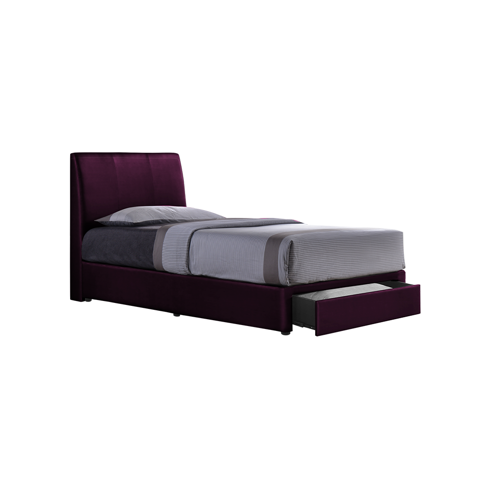 CAIRO - Mix & Match Divan Bed Frame (with drawer) - Single / Super Single / Queen / King