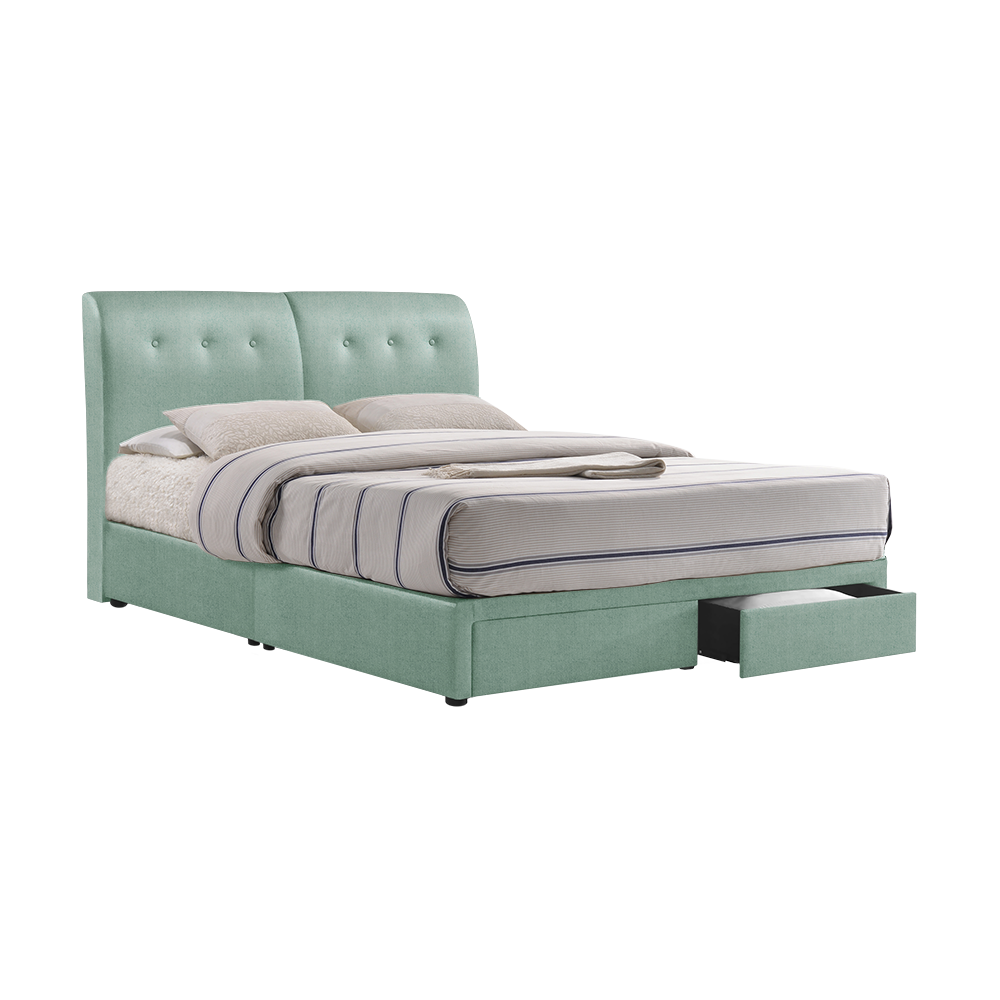 CLINTON - Mix & Match Divan Bed Frame (with drawer) - Single / Super Single / Queen / King