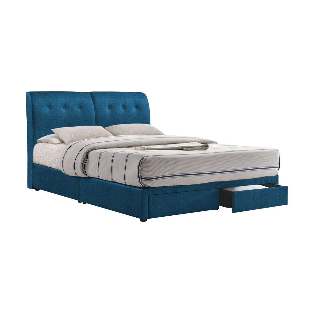 CLINTON - Mix & Match Divan Bed Frame (with drawer) - Single / Super Single / Queen / King