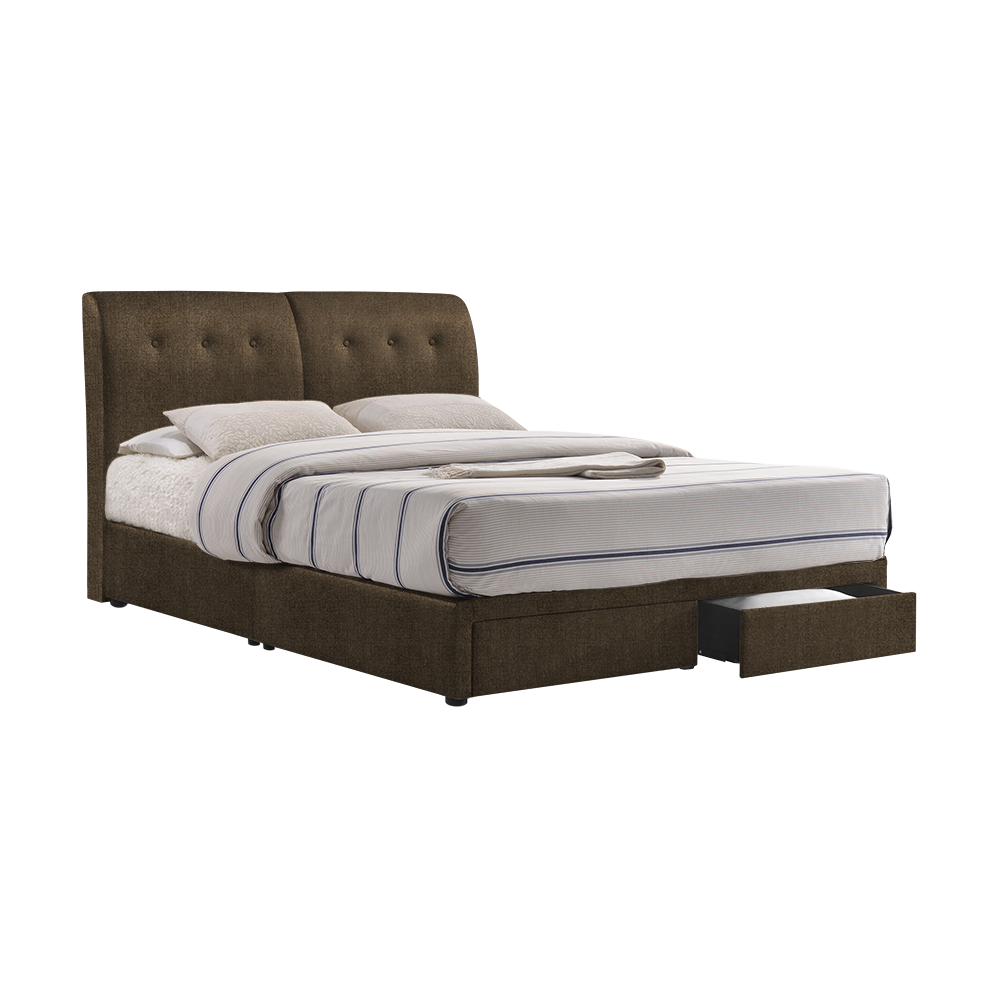 CLINTON - Mix & Match Divan Bed Frame (with drawer) - Single / Super Single / Queen / King