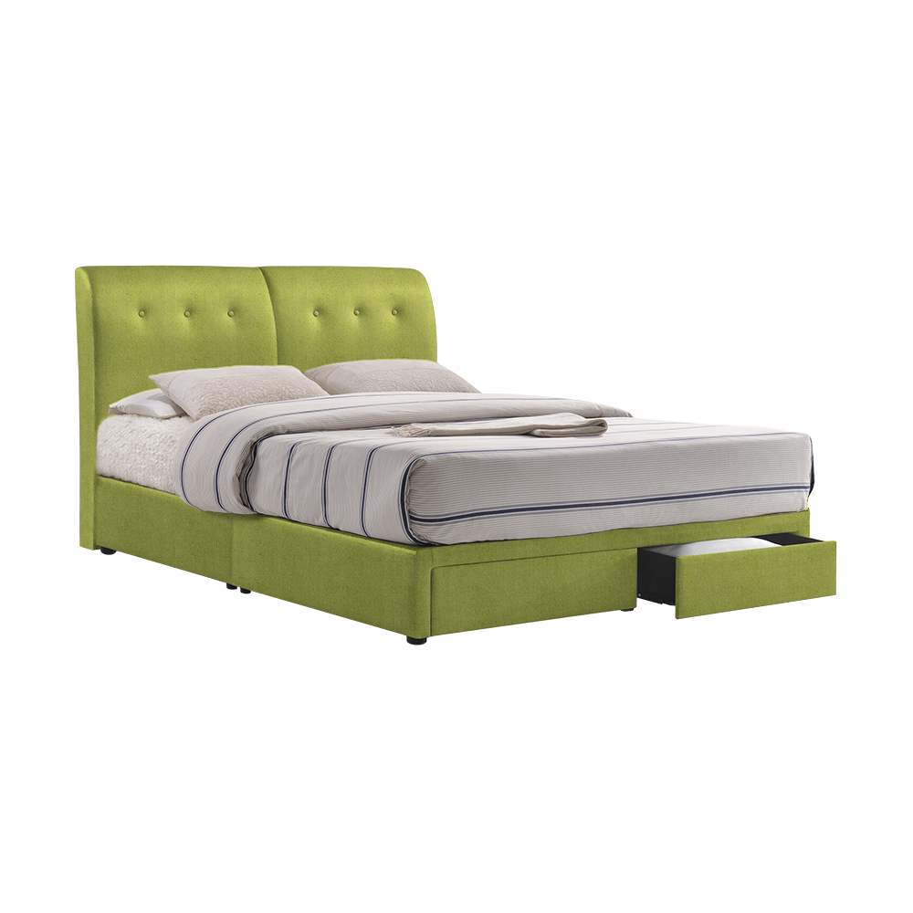 CLINTON - Mix & Match Divan Bed Frame (with drawer) - Single / Super Single / Queen / King