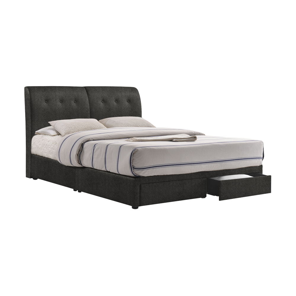 CLINTON - Mix & Match Divan Bed Frame (with drawer) - Single / Super Single / Queen / King