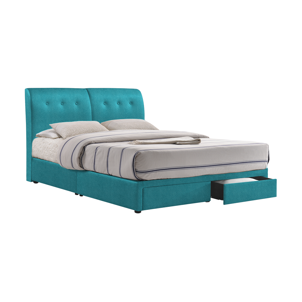 CLINTON - Mix & Match Divan Bed Frame (with drawer) - Single / Super Single / Queen / King