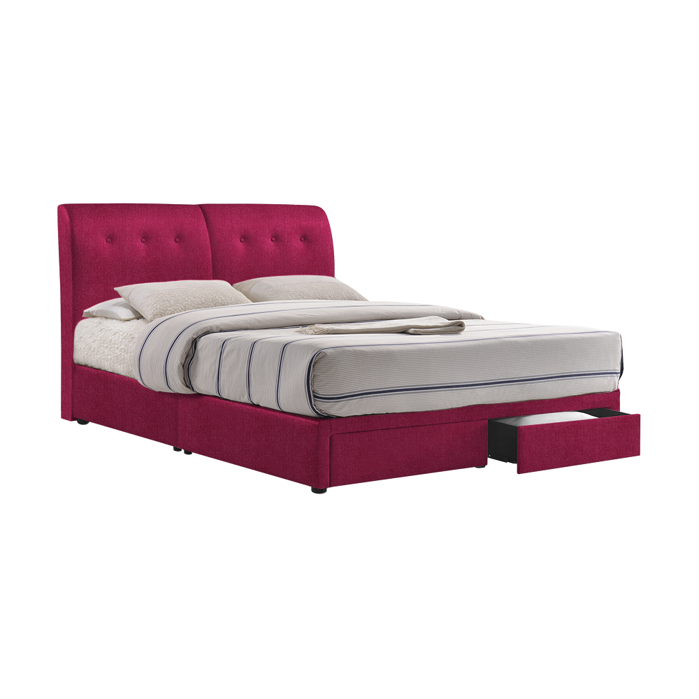 CLINTON - Mix & Match Divan Bed Frame (with drawer) - Single / Super Single / Queen / King