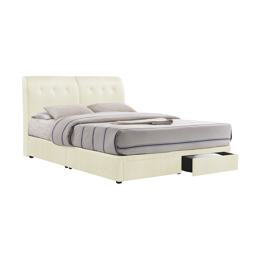 CLINTON - Mix & Match Divan Bed Frame (with drawer) - Single / Super Single / Queen / King
