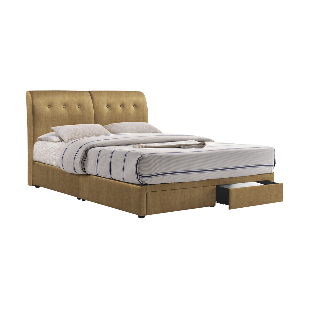 CLINTON - Mix & Match Divan Bed Frame (with drawer) - Single / Super Single / Queen / King