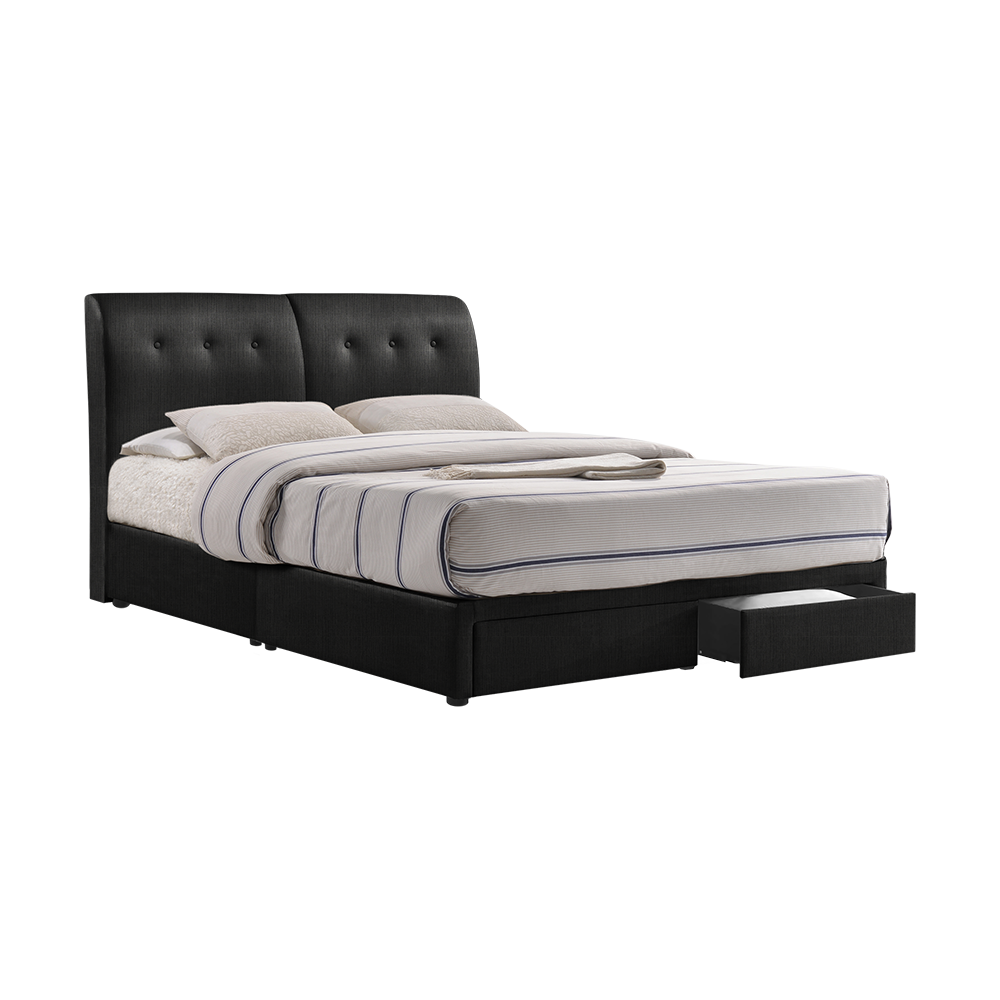 CLINTON - Mix & Match Divan Bed Frame (with drawer) - Single / Super Single / Queen / King
