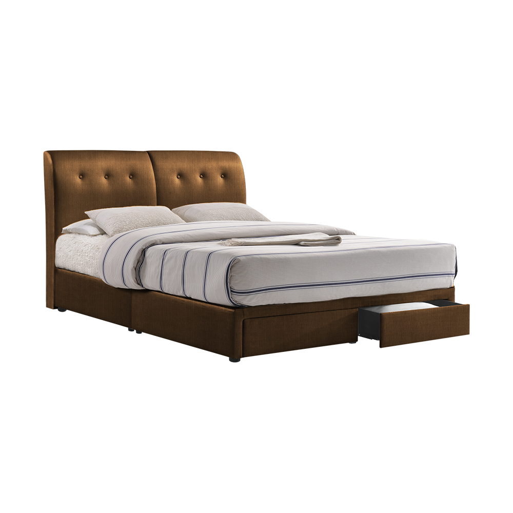 CLINTON - Mix & Match Divan Bed Frame (with drawer) - Single / Super Single / Queen / King