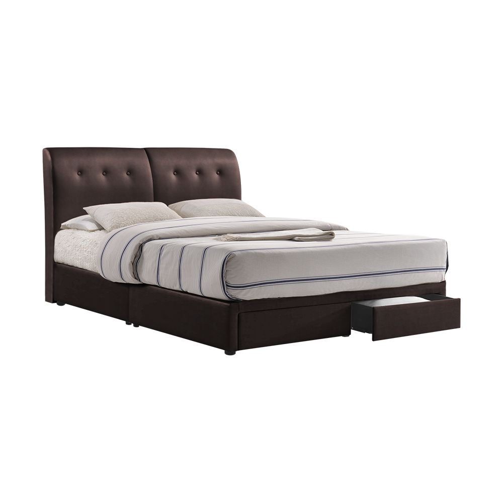 CLINTON - Mix & Match Divan Bed Frame (with drawer) - Single / Super Single / Queen / King