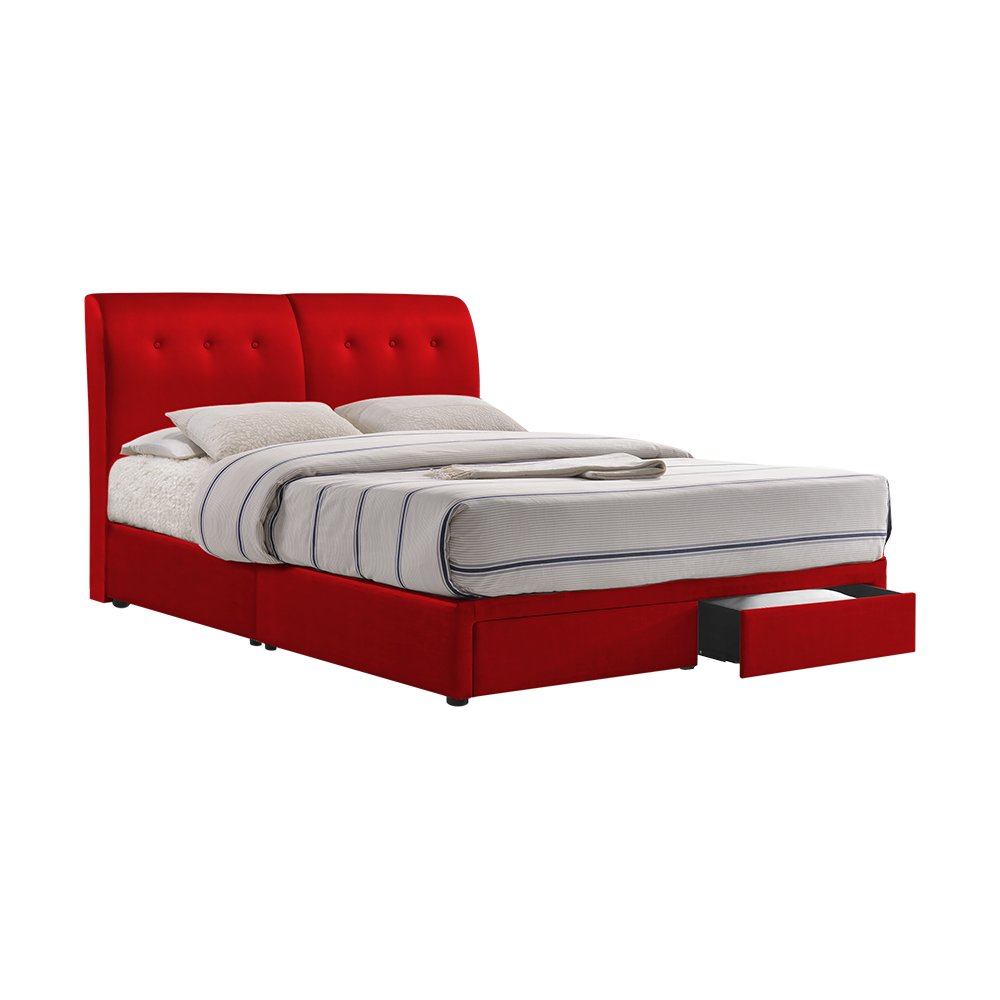 CLINTON - Mix & Match Divan Bed Frame (with drawer) - Single / Super Single / Queen / King