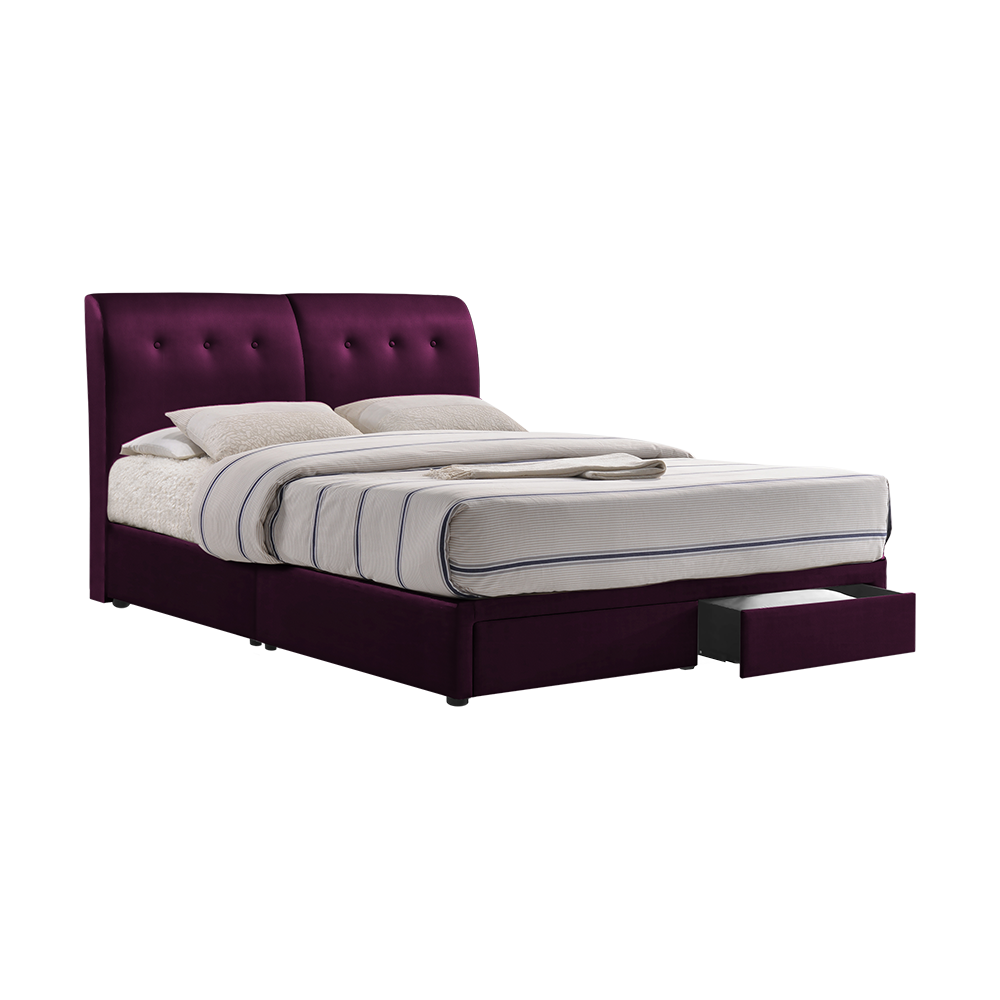 CLINTON - Mix & Match Divan Bed Frame (with drawer) - Single / Super Single / Queen / King